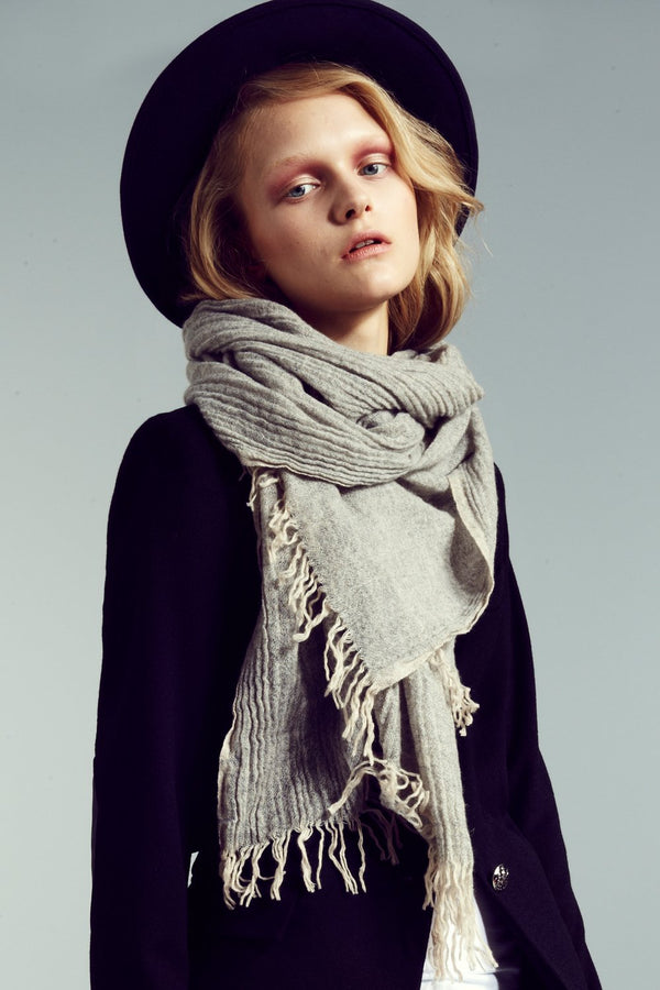 Women's cashmere scarf.