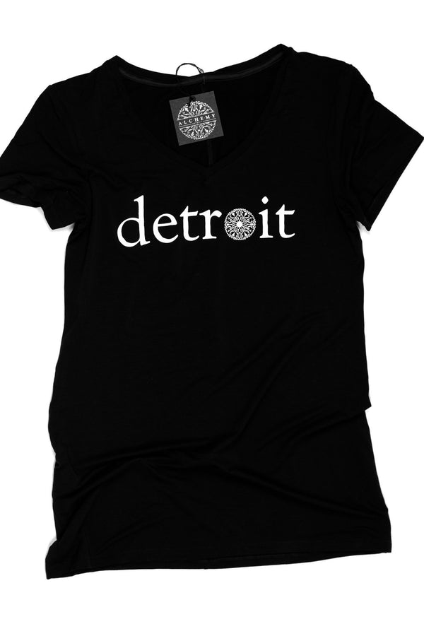 The Detroit Short Sleeve Fitted V-Neck